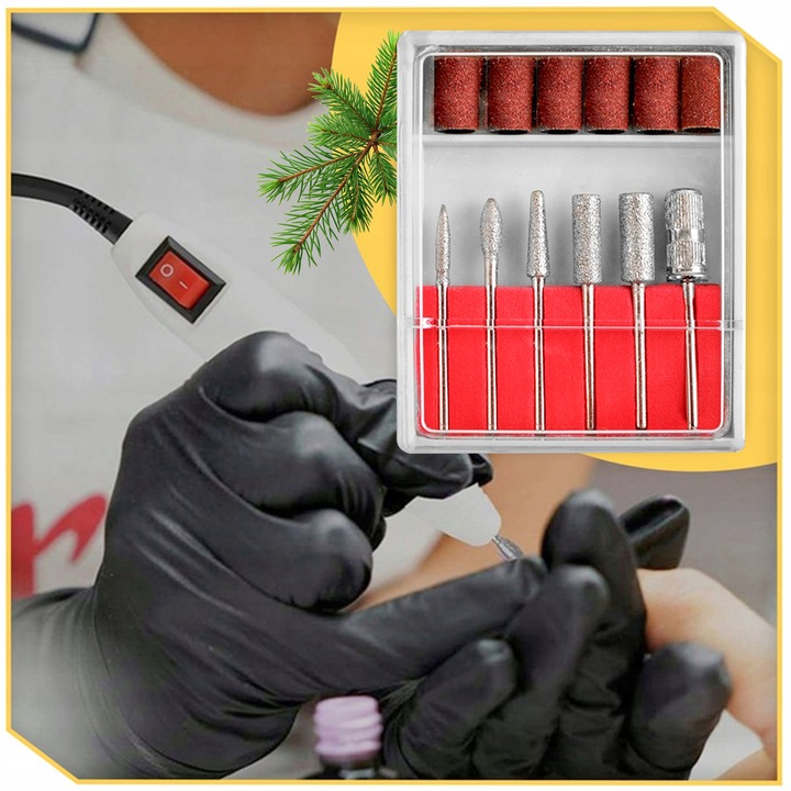 Zestaw do paznokci hybryd LAMPA UV 256W + FREZARKA profesjonalna NA PREZENT Kod producenta mocna led manicure pedicure święta frezy 20w